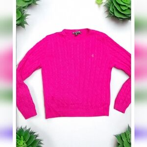 Ralph Lauren Pink Crew Neck Sweater